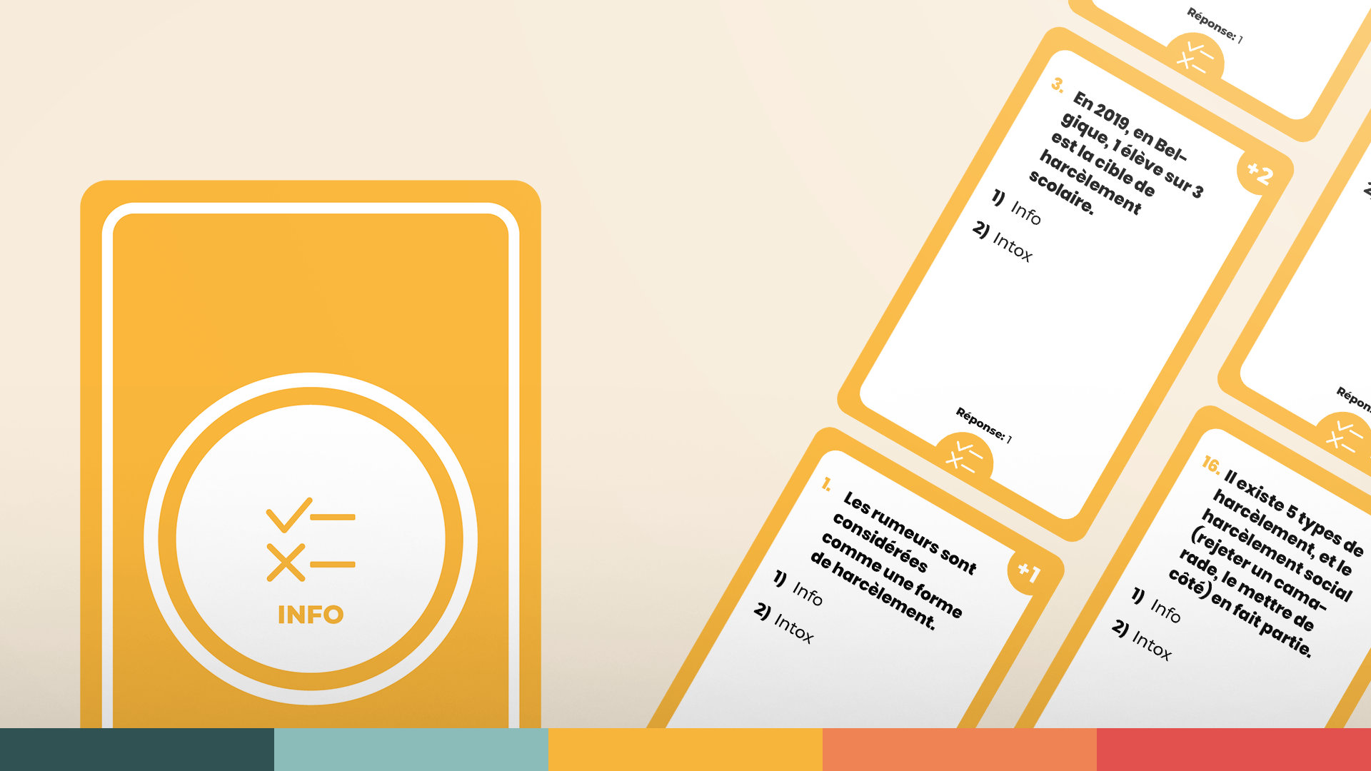 Présentation de la catégorie Info/ Intox du jeu de cartes Cocoon