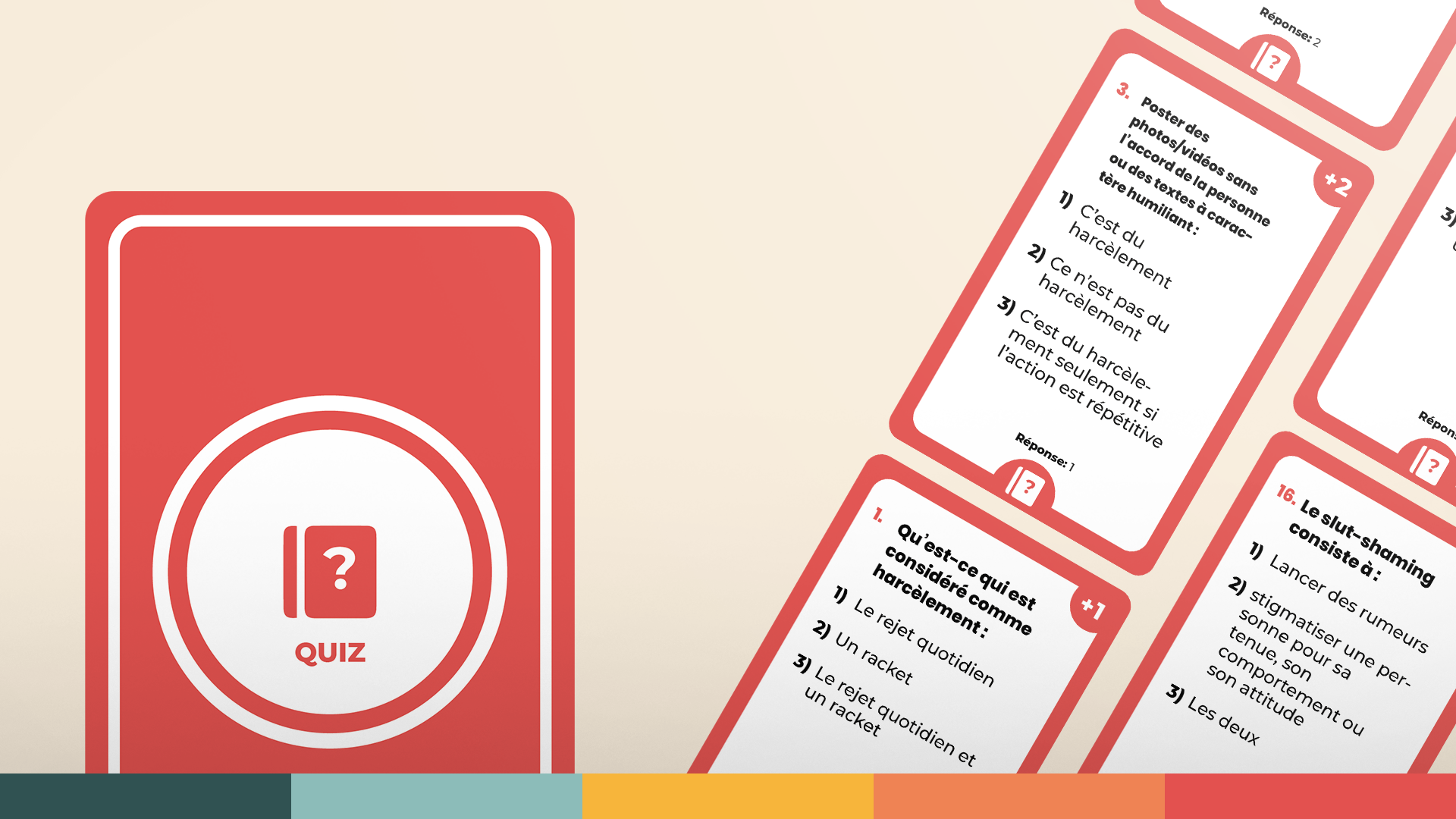 Présentation de la catégorie Quiz du jeu de cartes Cocoon